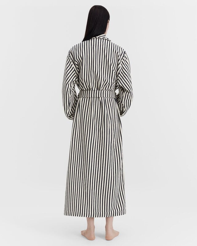 Tekla Classic bathrobe, sailor stripes, extra image