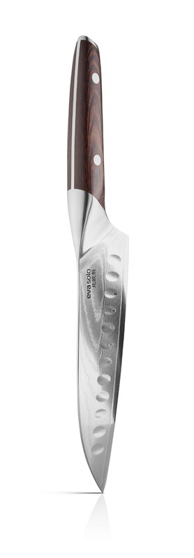Eva Solo Nordic Kitchen cuchillo santoku, 18 cm, marrón - acero, imagen extra