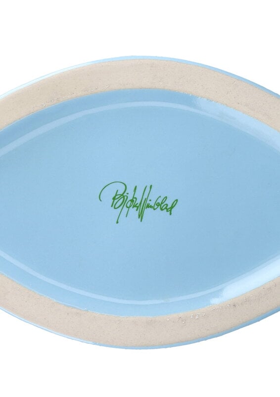 Bjørn Wiinblad Nina vase, 28,5 cm, light blue - green, extra image