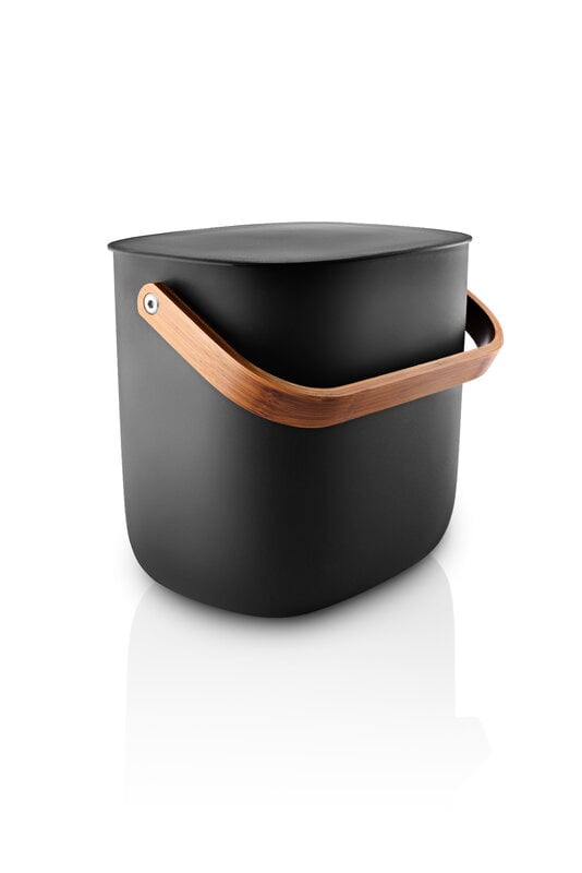 Eva Solo Abfalleimer Reflect, 6 l, schwarz, extrabild
