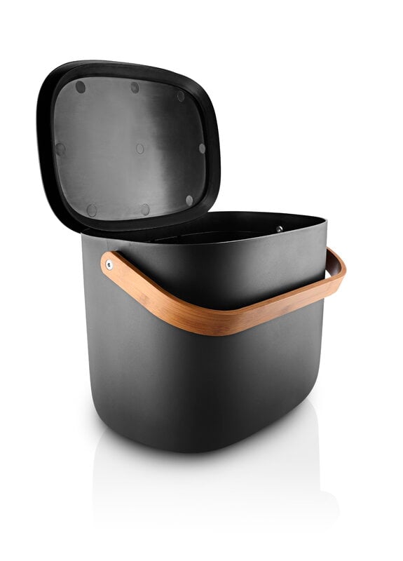 Eva Solo Reflect recycling waste bin, 16 L, black, view 5