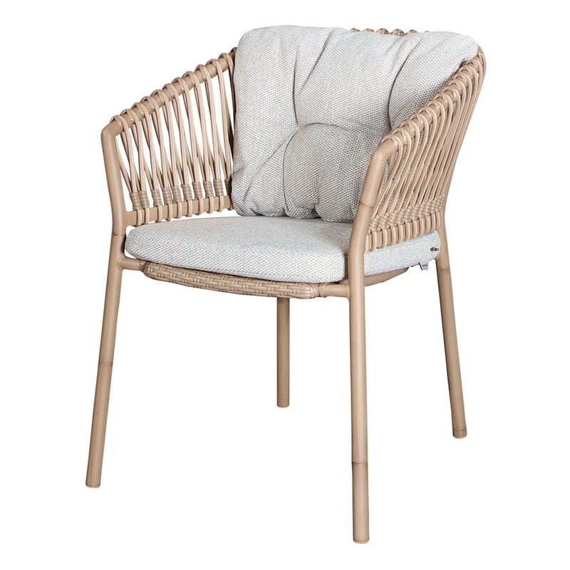 Cane Line Ocean Chair Cushion Set Light Brown Finnish Design - Patio Dining Chair Cushion Sets
