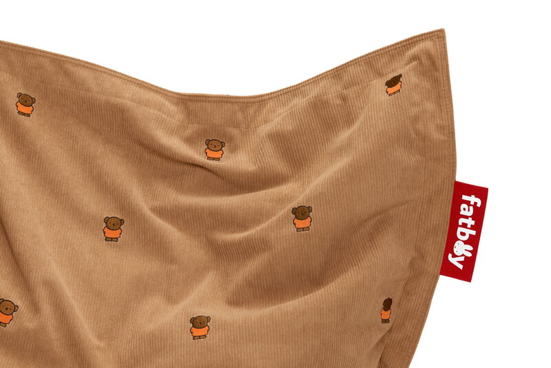 Fatboy Recycled Original Slim Cord x Boris säkkituoli, teddybear, tuotteen lisäkuva