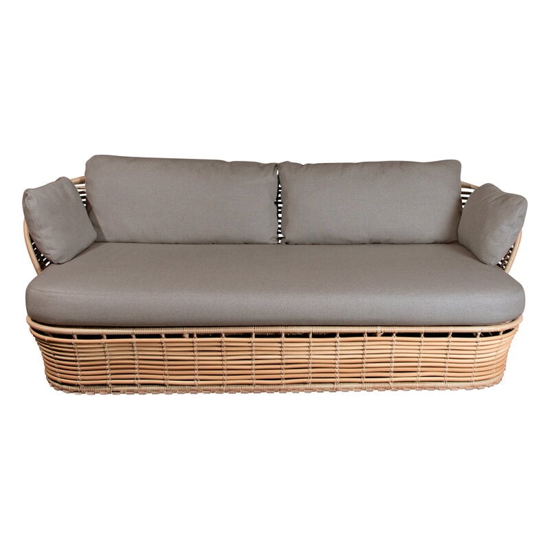Cane Line Basket 2 Seater Sofa Natural, Best Outdoor Weather Resistant Furniture In Ecuador