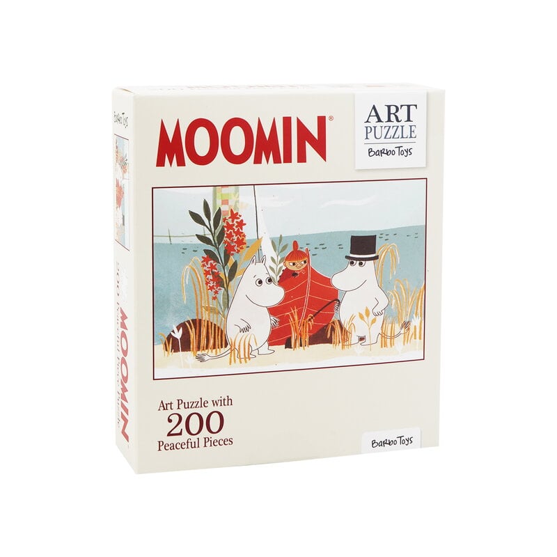 Barbo Toys Moomin Art Puzzle, 200 pezzi, rosso, vista 4
