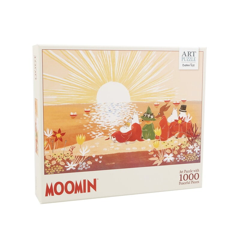 Barbo Toys Moomin Art Puzzle palapeli, 1000 palaa, punainen, tuotteen lisäkuva