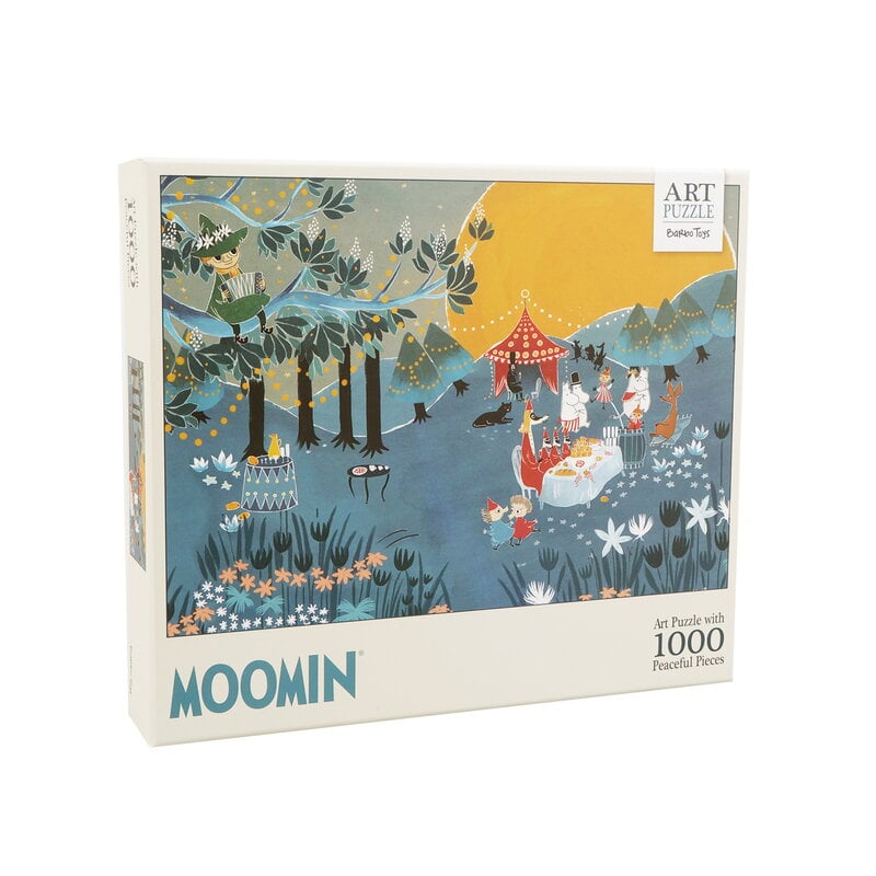 Barbo Toys Moomin Art Puzzle palapeli, 1000 palaa, sininen, tuotteen lisäkuva