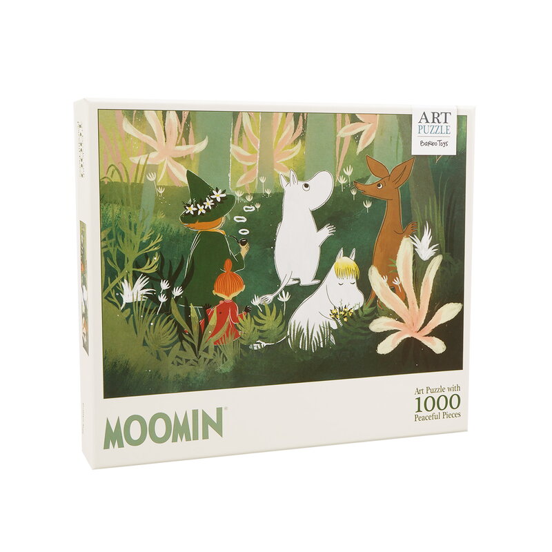 Barbo Toys Moomin Art Puzzle palapeli, 1000 palaa, vihreä, tuotteen lisäkuva