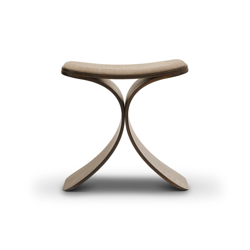 Gejst Luno stool, dark oak - dark beige, extra image