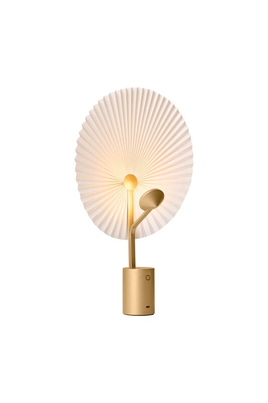 Gejst Liris portable table lamp, brass, view 5