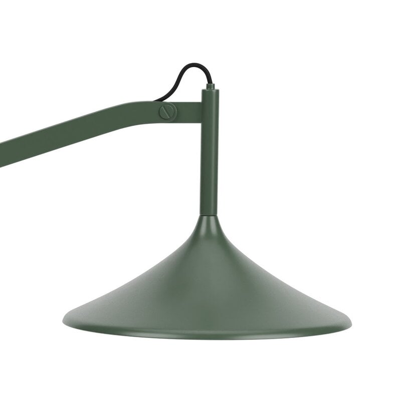 FDB Møbler U17 Hasle wall lamp, long, olive green, extra image