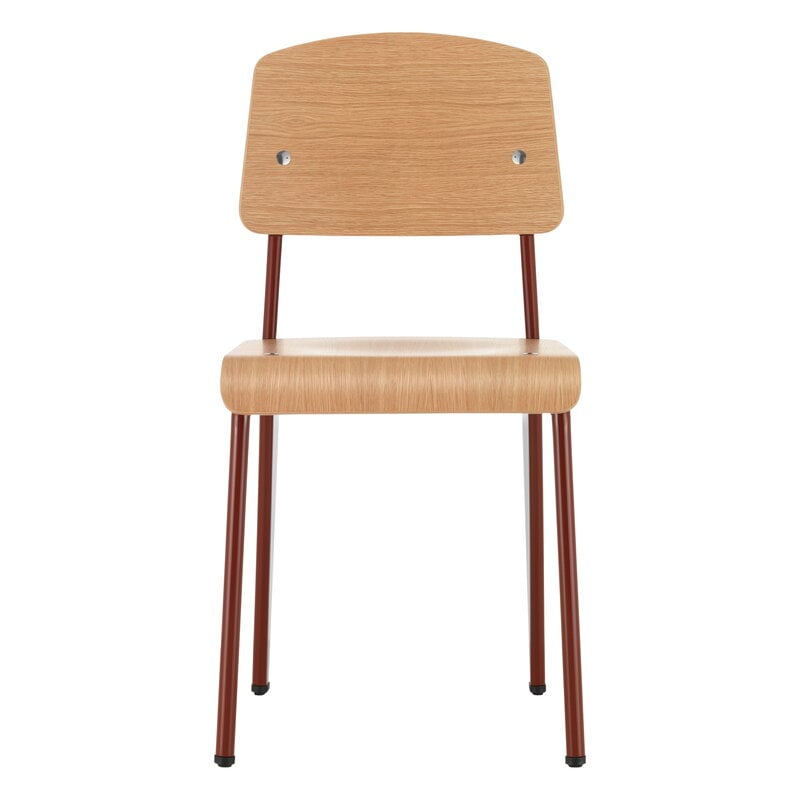 Vitra Sedia Standard, Japanese red - rovere, vista 3