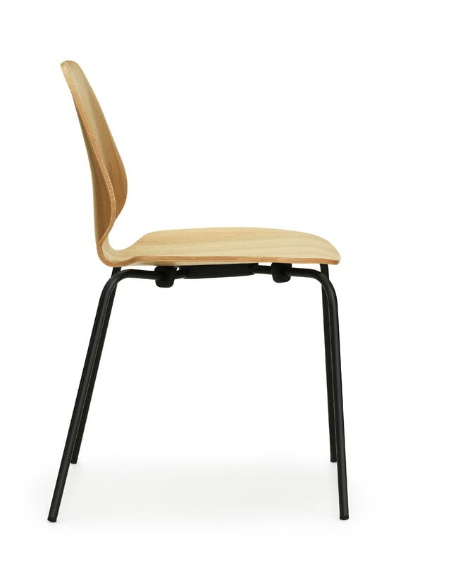 Normann Copenhagen My Chair, schwarzer Stahl - Eiche, extrabild