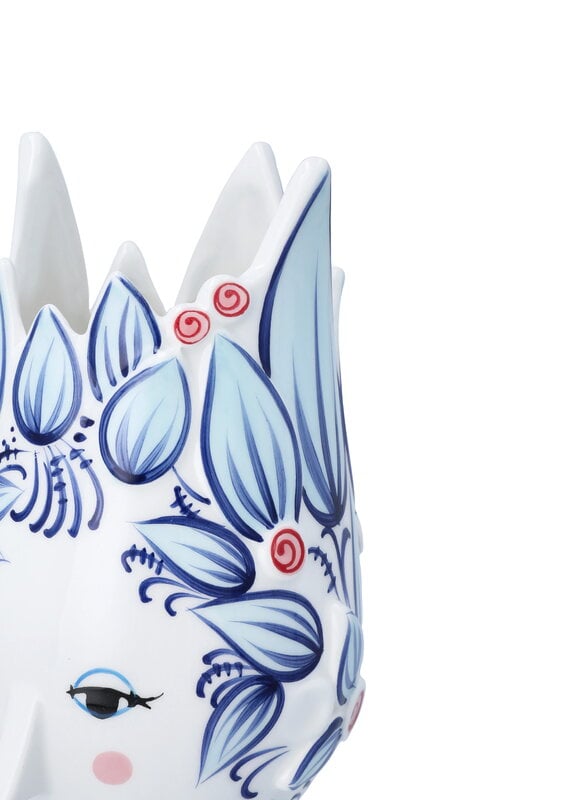 Bjørn Wiinblad Titania vase, 25 cm, blue, extra image