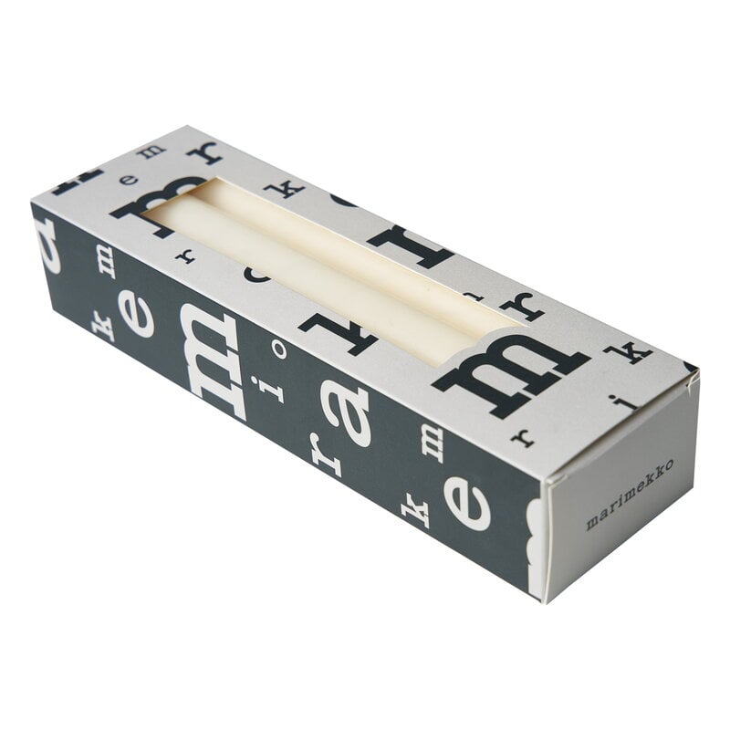 Havi Marimekko crown candle, 6 pcs, off-white, extra image