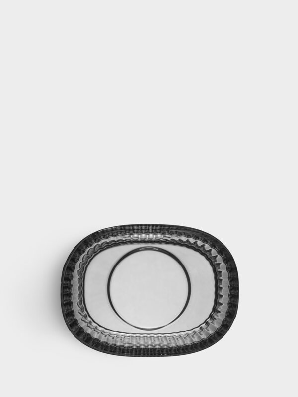 Orrefors Magica Teelichthalter Superellipse, 50 mm, grau, extrabild