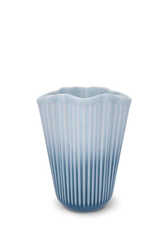 Kähler Hammershøi Unfold vase, 20,5 cm, bleu, image extra