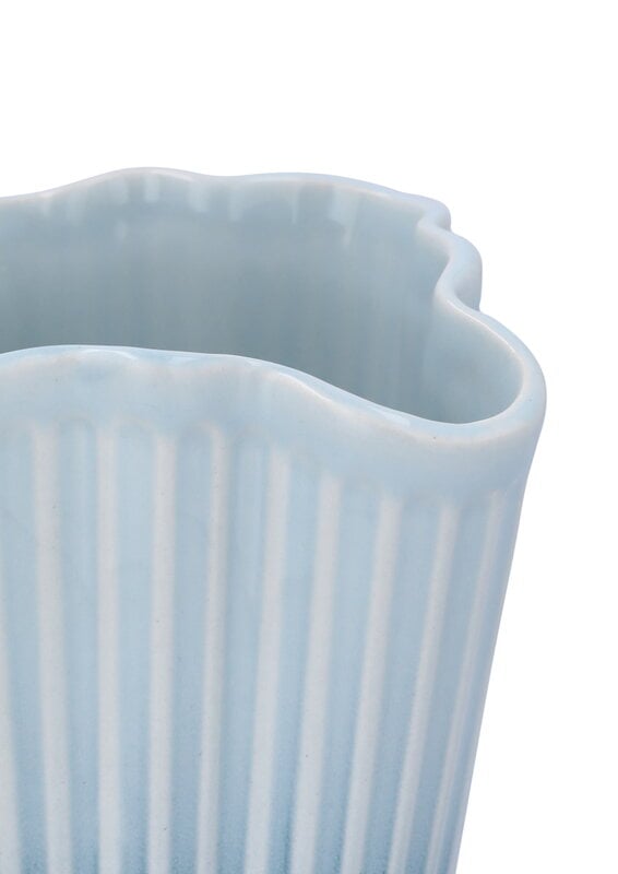 Kähler Hammershøi Unfold vase, 20,5 cm, bleu, image extra