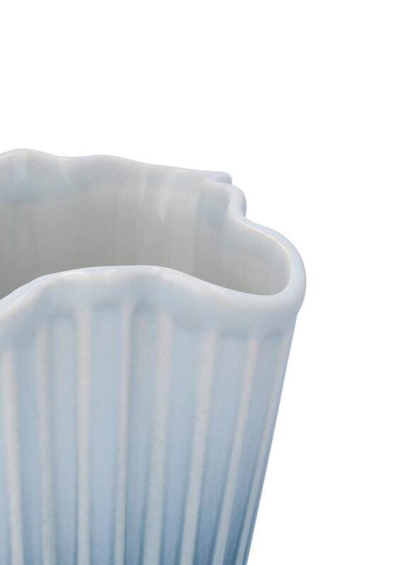 Kähler Hammershøi Unfold vase, 16,5 cm, blue, extra image