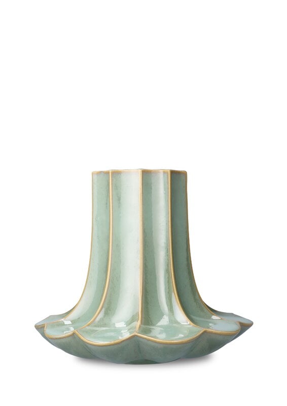 Kähler Vaso Kantarel, 20,5 cm, verde, immagine extra