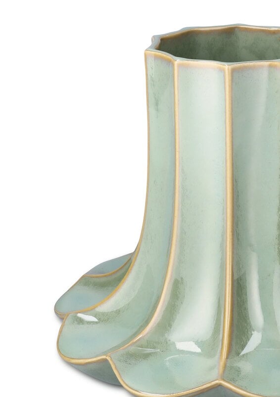 Kähler Vaso Kantarel, 20,5 cm, verde, immagine extra