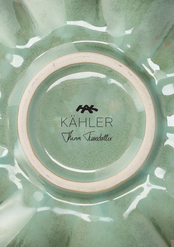 Kähler Vaso Kantarel, 20,5 cm, verde, immagine extra