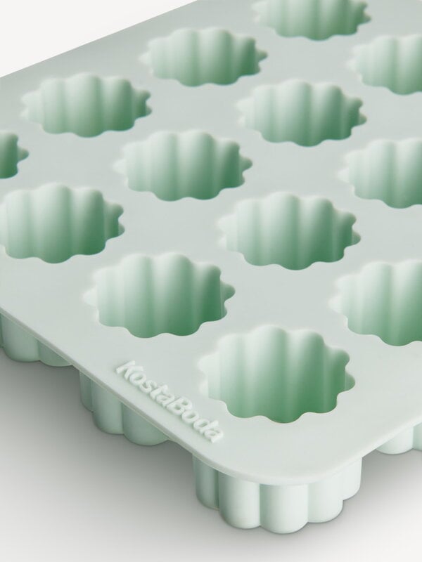 Kosta Boda Viva ice cube form, 16 pieces, 3 cl, mint green, extra image