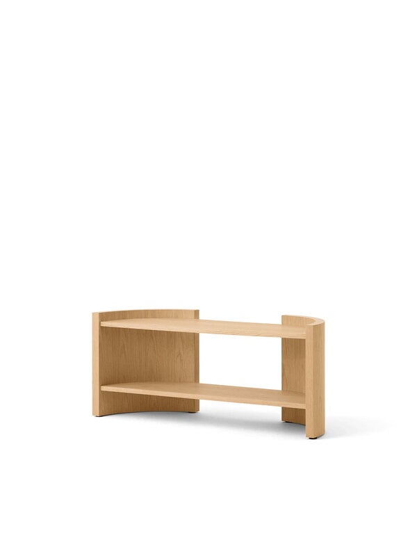 Audo Copenhagen Crescent shelving, low, oak, view 4