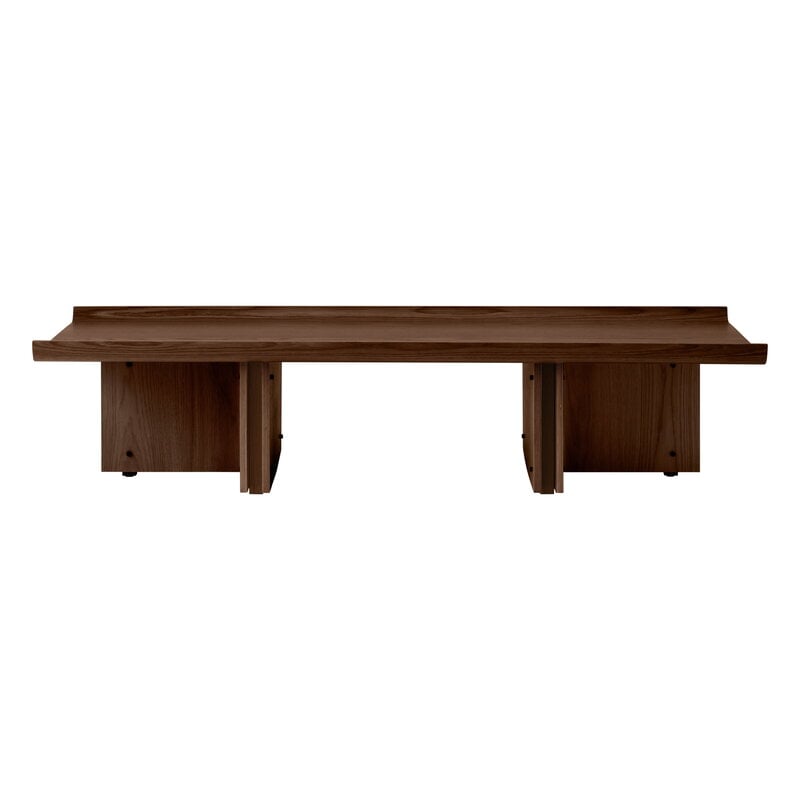 Audo Copenhagen Conrad lounge table, 149 x 74 cm, dark stained oak, view 3