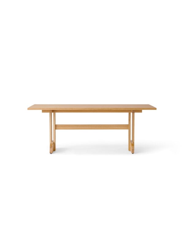 Audo Copenhagen Puffin dining table, 200 x 95 cm, oak veneer, view 5