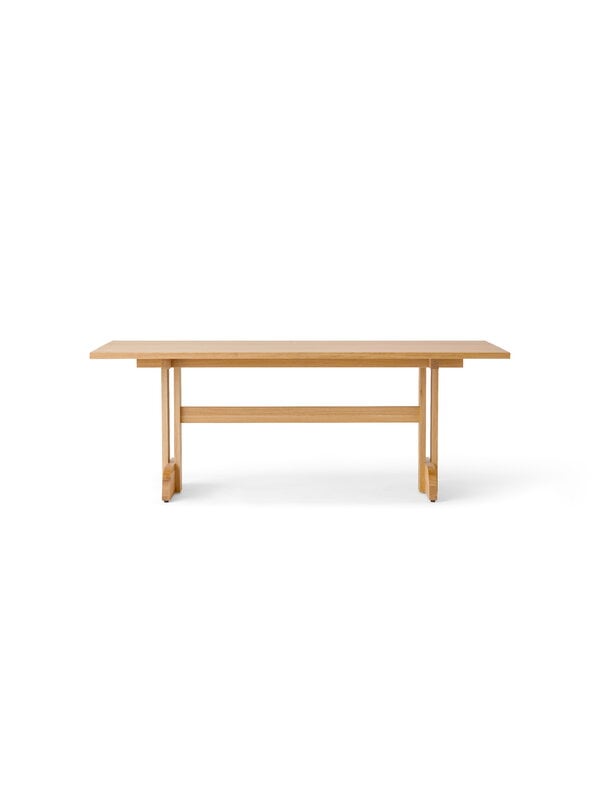 Audo Copenhagen Puffin dining table, 200 x 95 cm, solid oak, view 4