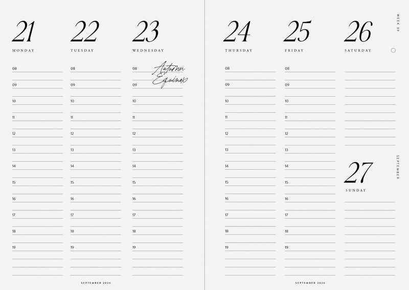 Cozy Publishing Cozy Planner 2026, Night sky: Shoot for the moon darling, view 6