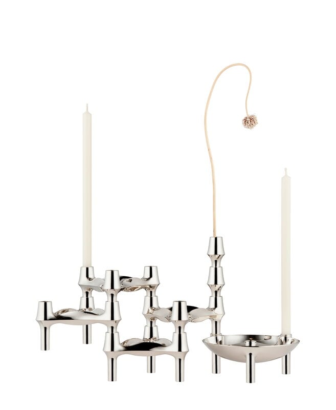 STOFF Copenhagen STOFF BMF candle holder, chrome, view 8