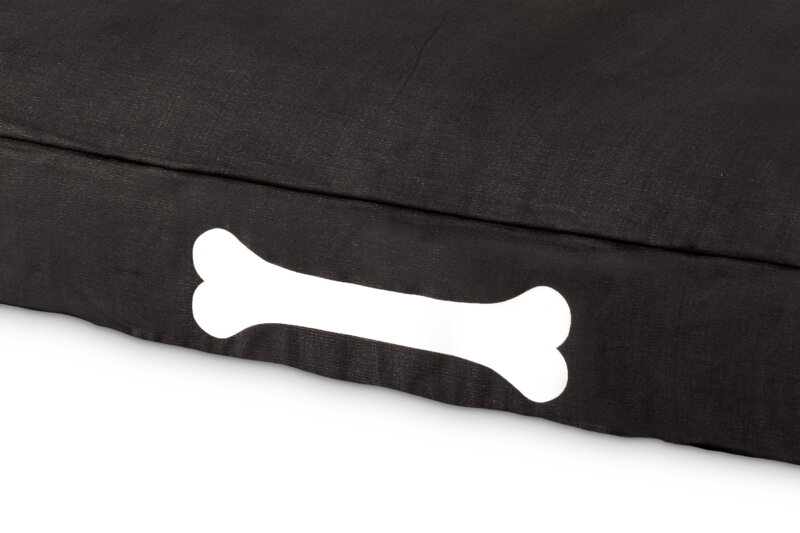 Fatboy Doggielounge, large, recycled canvas black licorice, extra image