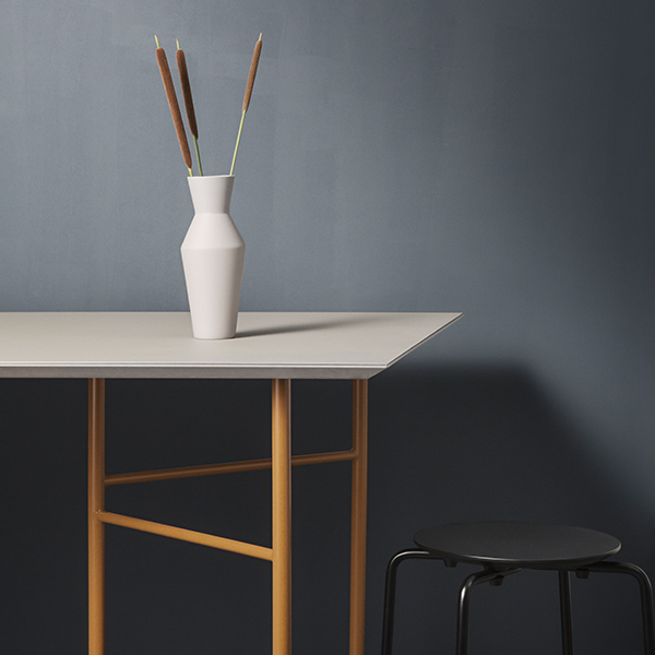 Ferm Living Herman stool, greenlight grey Finnish Design Shop