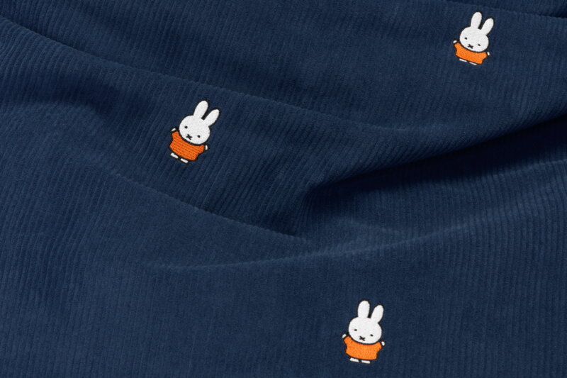 Fatboy Recycled Original Slim Cord x Miffy säkkituoli, deep blue, tuotteen lisäkuva