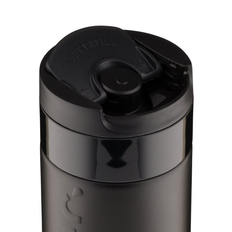 Dopper Travel Mug thermo mug, 400 ml, blazing black, view 7