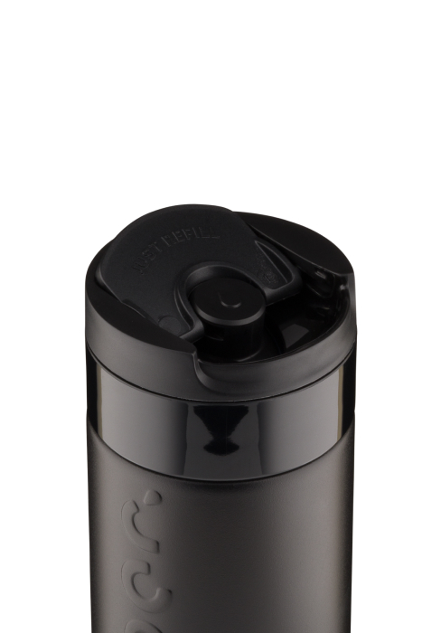 Dopper Travel Mug thermo mug, 400 ml, blazing black, view 4