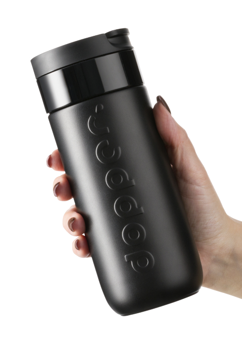 Dopper Travel Mug thermo mug, 400 ml, blazing black, view 5