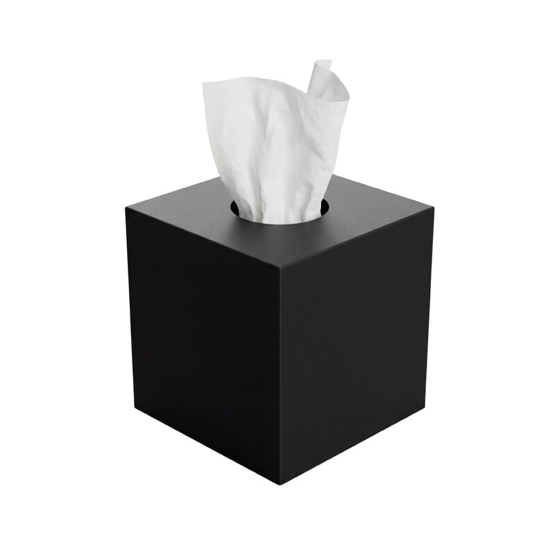 Tissue Box Cube V Rectangular Nichba Tissue box, cube, black | Finnish Design Shop