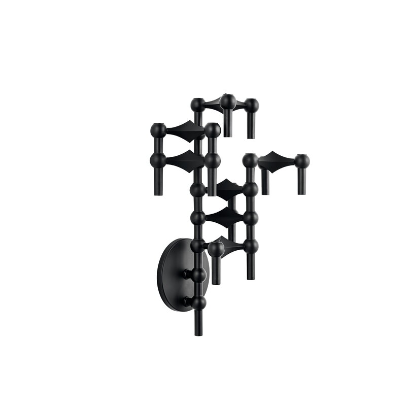 STOFF Copenhagen STOFF Nagel wall hanger, black, view 4