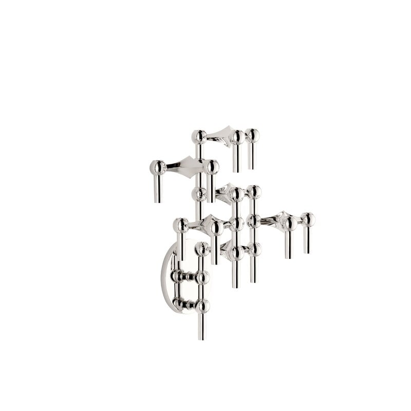 STOFF Copenhagen STOFF Nagel wall hanger, chrome, view 6