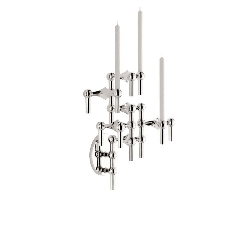 STOFF Copenhagen STOFF Nagel wall hanger, chrome, view 2