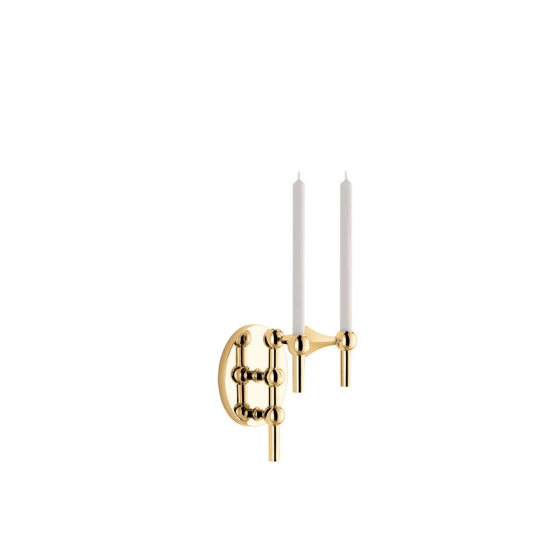 STOFF Copenhagen STOFF Nagel wall hanger, brass, view 3