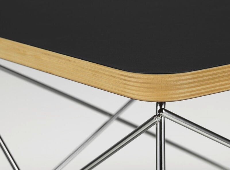 Vitra Table d'appoint Eames LTR, stratifié noir - acier inoxydable, image extra