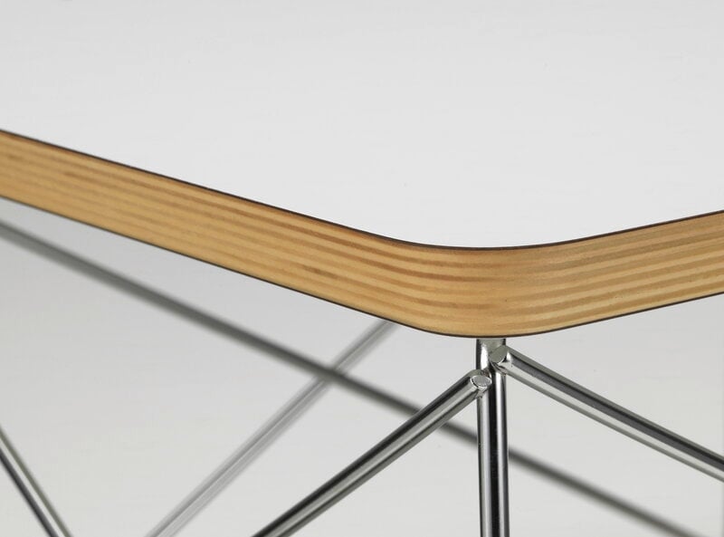 Vitra Eames LTR Occasional table, white laminate - stainless steel, extra image