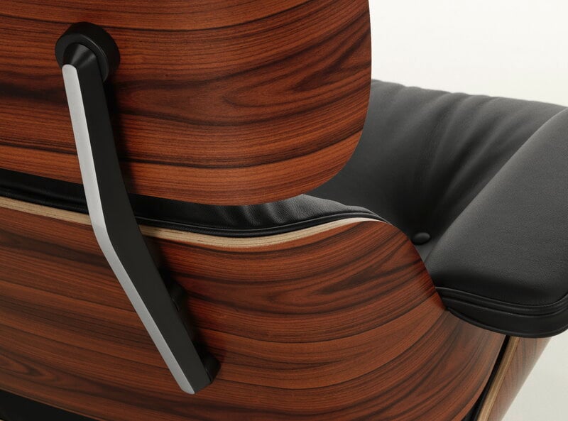 Vitra Eames Lounge Chair Ottoman, new size, palisander Premium