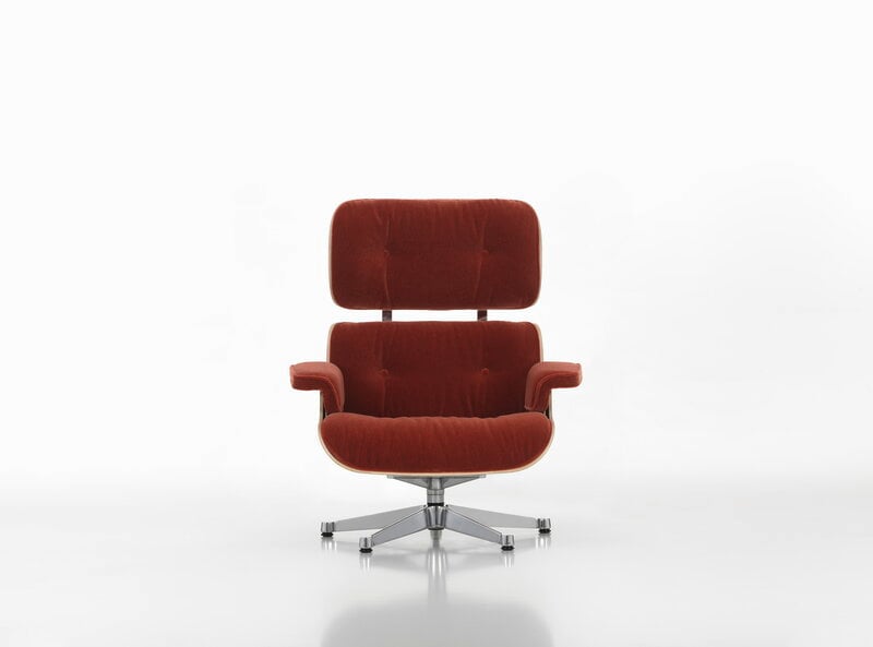 Vitra Eames Lounge Chair, new size, cherry - Calma brandy 07, extra image