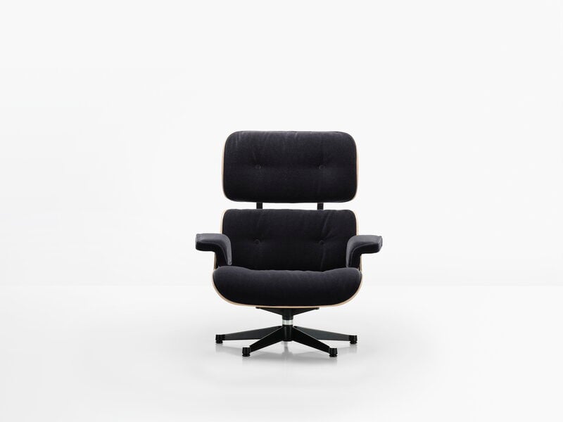 Vitra Eames Lounge Chair, neue Größe, Palisander - Calma Dunkelanthrazit 08, extrabild
