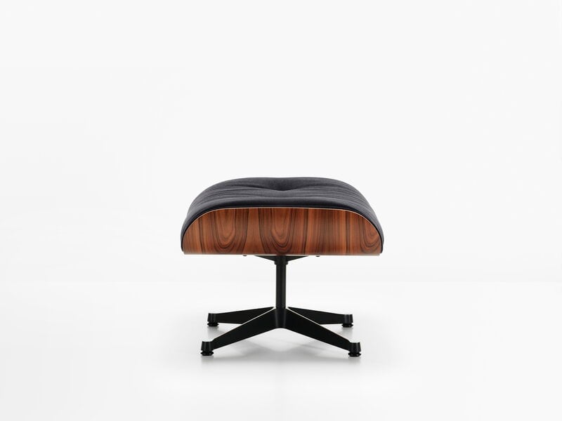 Vitra Eames Lounge Ottoman, Palisander - Calma Dunkelanthrazit 08, extrabild
